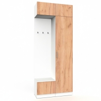 Набор мебели для прихожей "Марсель-201" МР 01-201 В2490 Ш1000 Г420 (ЛДСП Дуб крафт золотой)